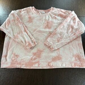 Time and Tru Pink Tye Dye Sweatshirt Sz XL 16-18